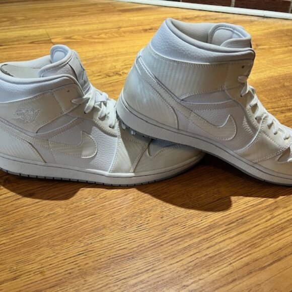 2011 Air Jordan 1 Phat White Wolf Grey main image 7